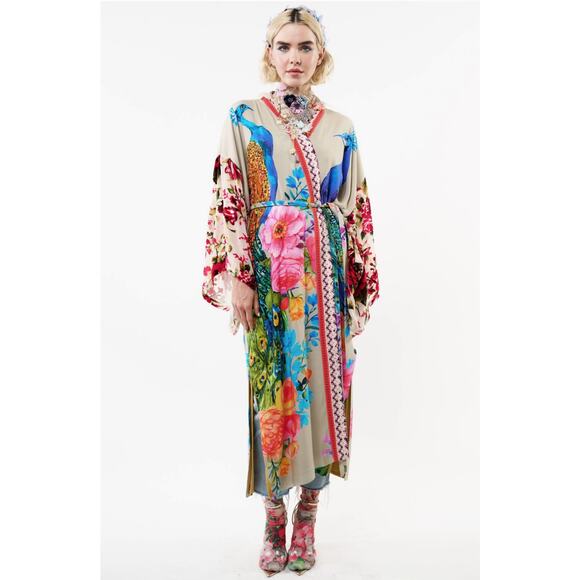 NWT Aratta Long Fantasy Kimono New Never worn Size Large - Picture 1 of 11